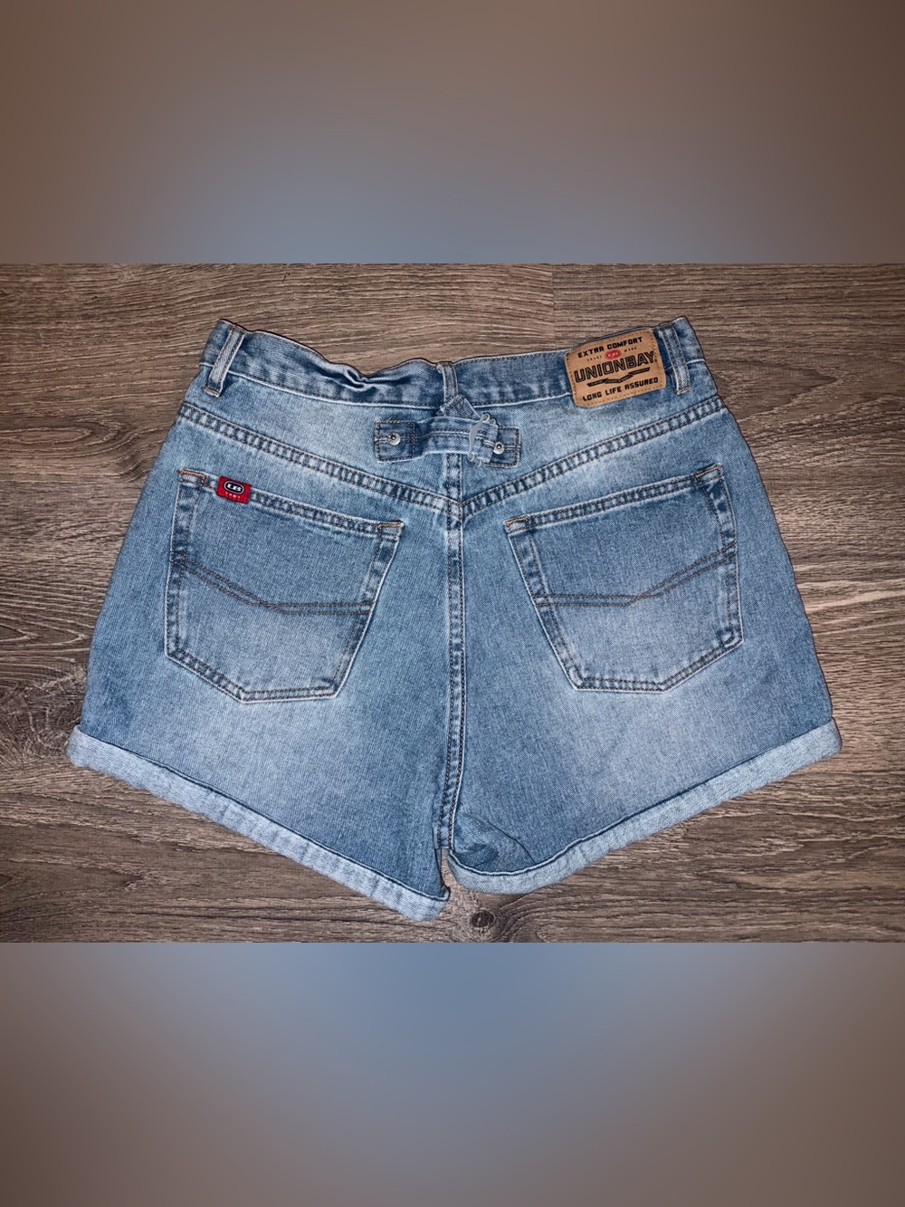 Unionbay Vintage Women’s Light Blue Washed Jeans Shorts